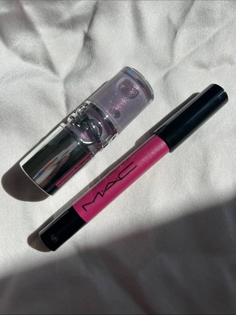 Mac & YSL glossy lip 2 pc bundle.